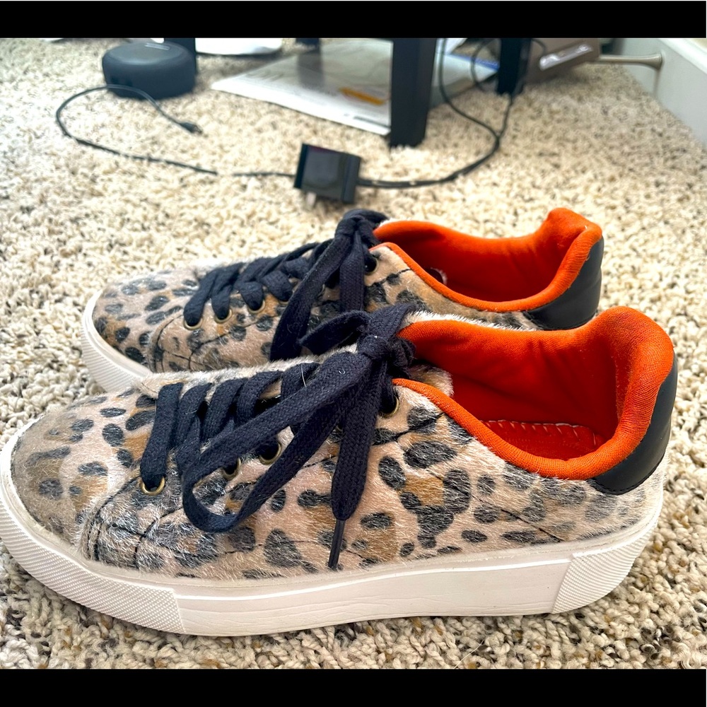 Cute Leopard Print Sneakers